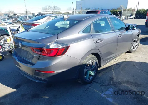 2019 Honda Insight Ex из США, поврежденный, VIN 19XZE4F58KE005492